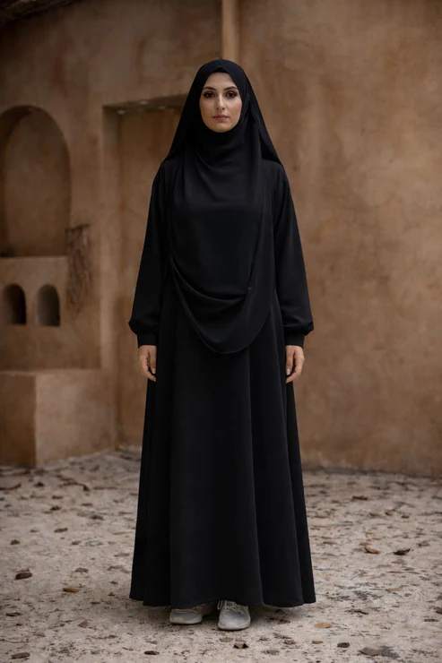Premium Umrah & Hajj Abaya for Women – Lightweight, Breathable & Modest | Burkhawala - Image 3